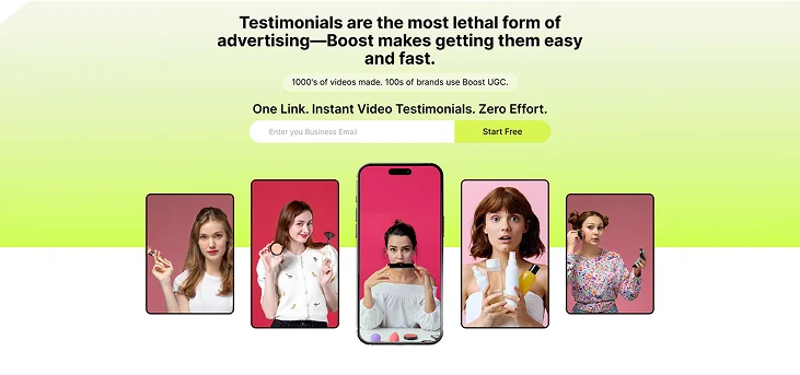 Review SaaS with frictionless video <br class='hidden md:block'> submission flows.