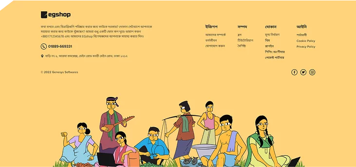 An entire e-commerce platform modeled after Shopify, tailored for the Bangladeshi market.